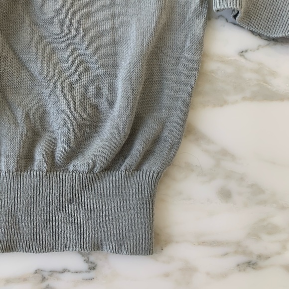 Pronto Uomo Silk Blend Gray Turtleneck Sweater - Picture 3 of 7
